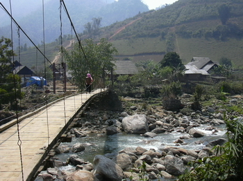 Stream at Ban HoTay village Sapa Vietnam
